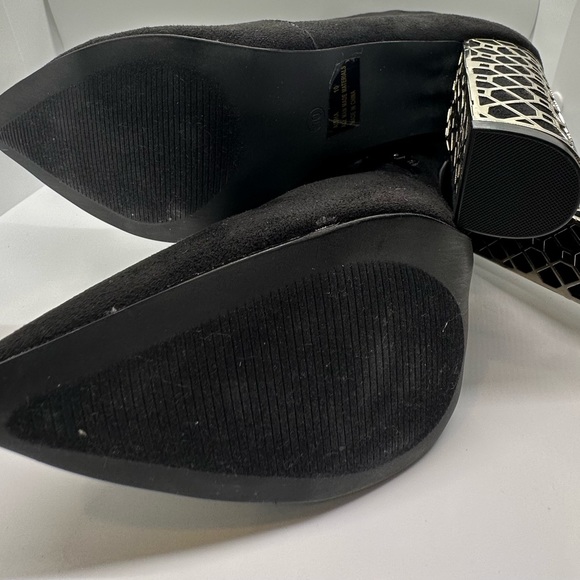 Black non- suede booties - Picture 4 of 4